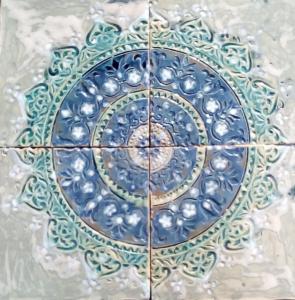 Mandala sur céramique