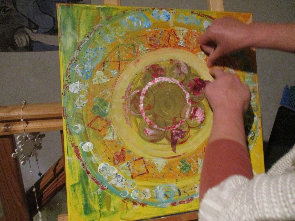 mandala de l'empreinte de naissance