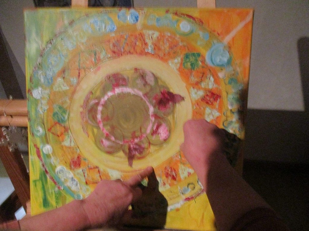 mandala de l'empreinte de naissance