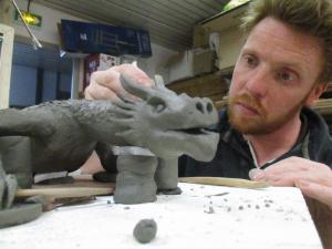 Yann Hoccry & son dragon (Copier)