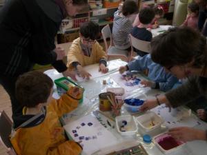 emprientes, cotons tiges monotypes et pastels gras (5) (Copier)